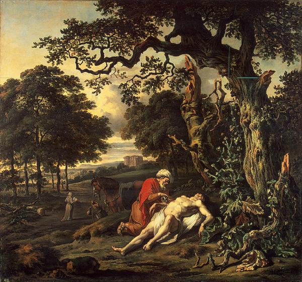Jan Wijnants Parable of the Good Samaritan oil painting picture